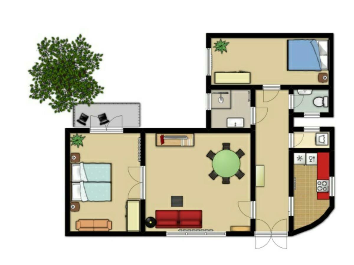 3 Room Apartment In The Beautiful Street Budapeşte Dış mekan fotoğraf